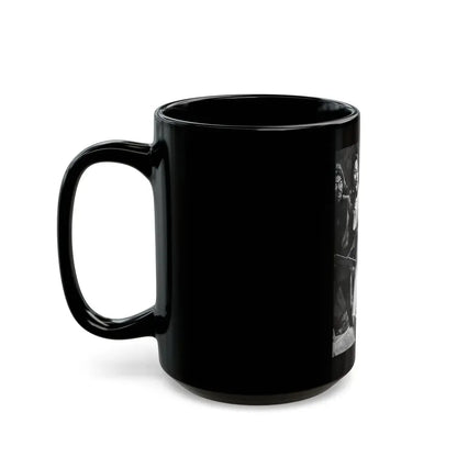 Captive Girl Compound, For Men Only, December 1964 - Black Coffee Mug - Go Mug Yourself