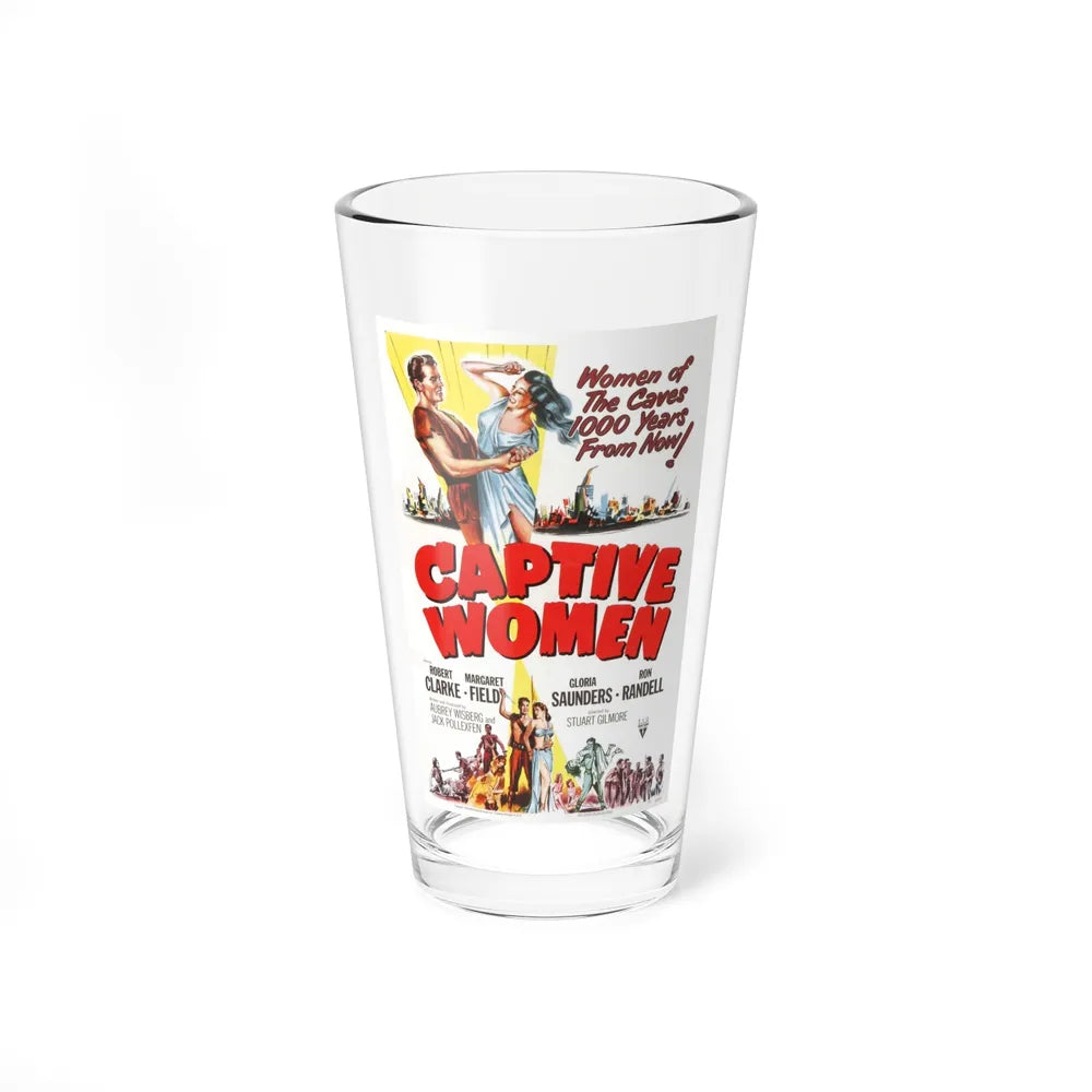 CAPTIVE WOMEN 1952 Movie Poster - Pint Glass 16oz-16oz-Go Mug Yourself