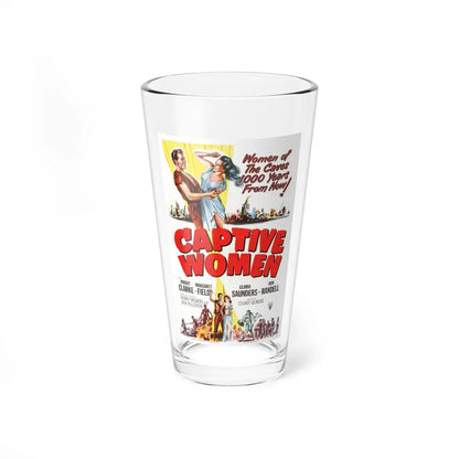 CAPTIVE WOMEN 1952 Movie Poster - Pint Glass 16oz-16oz-Go Mug Yourself