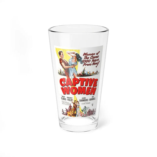 CAPTIVE WOMEN 1952 Movie Poster - Pint Glass 16oz-16oz-Go Mug Yourself