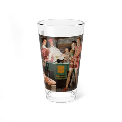 Captured Knight, story illustration (Magazine Illustration) Pint Glass 16oz-16oz-Go Mug Yourself