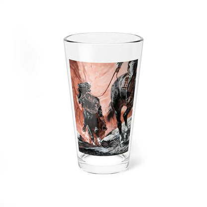 Captured (Magazine Illustration) Pint Glass 16oz-16oz-Go Mug Yourself