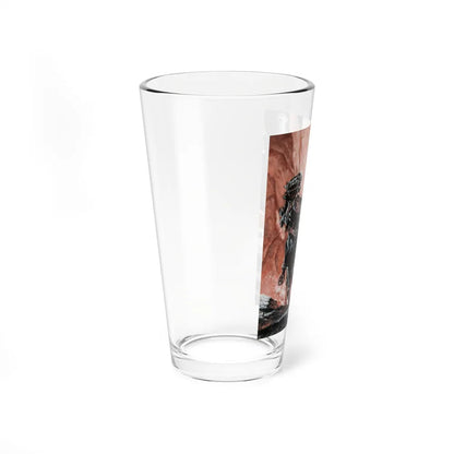 Captured (Magazine Illustration) Pint Glass 16oz-Go Mug Yourself