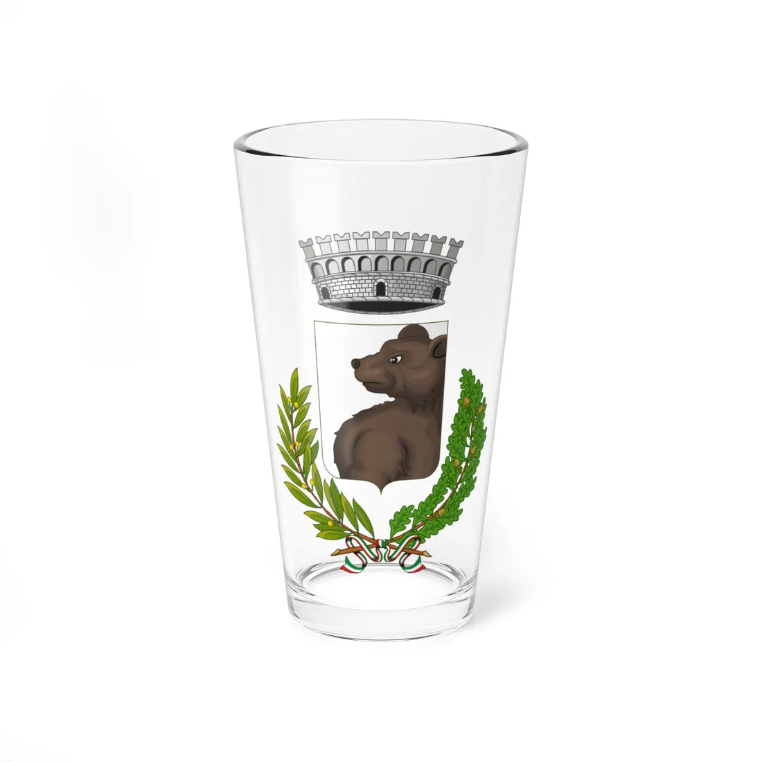 Capurso-Stemma (Italy) (Coat of Arms) Pint Glass 16oz 16oz - Go Mug Yourself