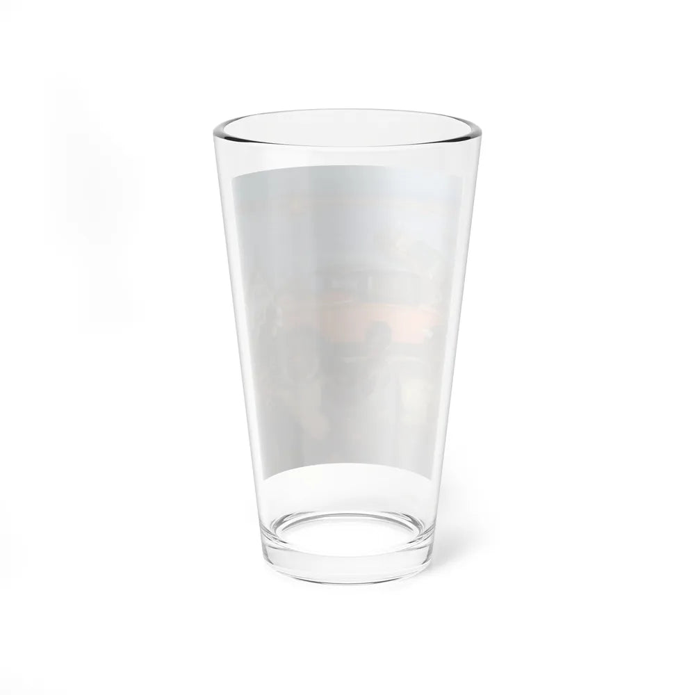 Car advertisement (Magazine Illustration) Pint Glass 16oz-Go Mug Yourself