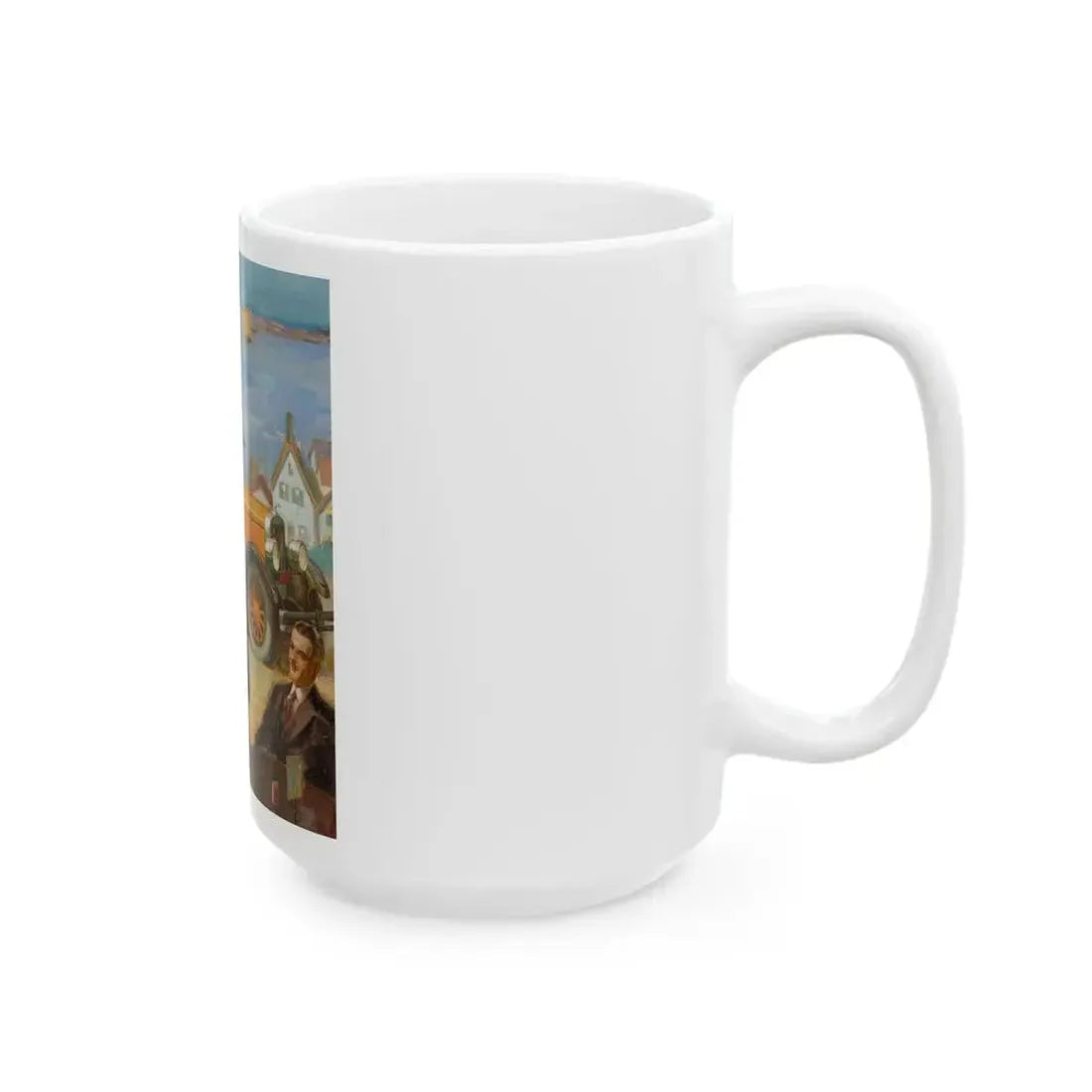 Car advertisement - White Coffee Mug - Go Mug Yourself