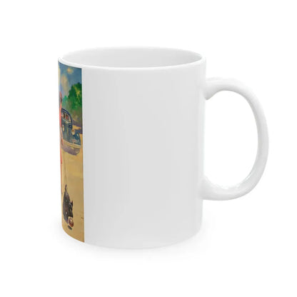Car Approaching, 1939 - White Coffee Mug - Go Mug Yourself