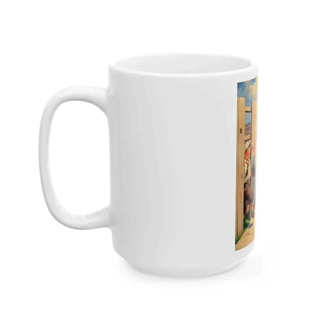 Car Approaching, 1939 - White Coffee Mug - Go Mug Yourself