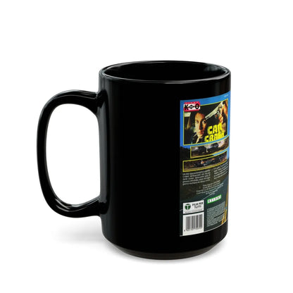 CAR CRASH (VHS COVER) - Black Coffee Mug-Go Mug Yourself