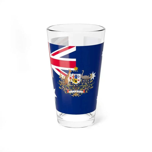 Car Flag of the Prime Minister of Australia Sir Robert Menzies (Australia) Pint Glass 16oz 16oz - Go Mug Yourself