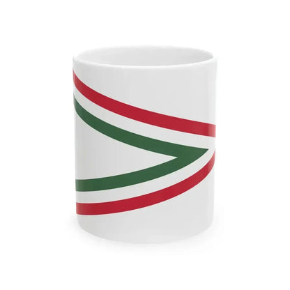 Car Pennant of the Chief of a Directorate of the Hungarian Defence Forces 1948-1949 (Hungary) White Coffee Mug 11oz - Go Mug Yourself