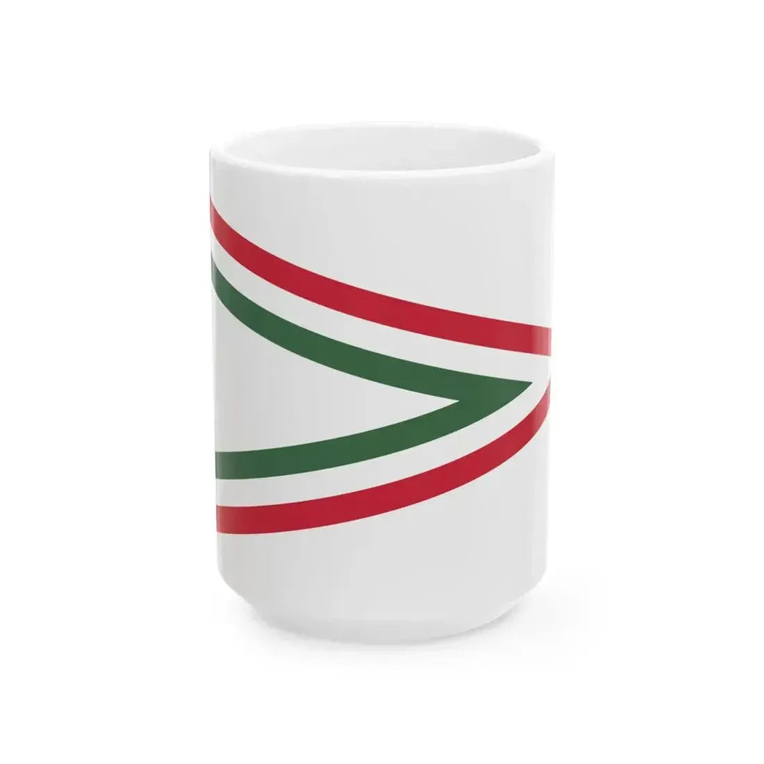 Car Pennant of the Chief of a Directorate of the Hungarian Defence Forces 1948-1949 (Hungary) White Coffee Mug 15oz - Go Mug Yourself