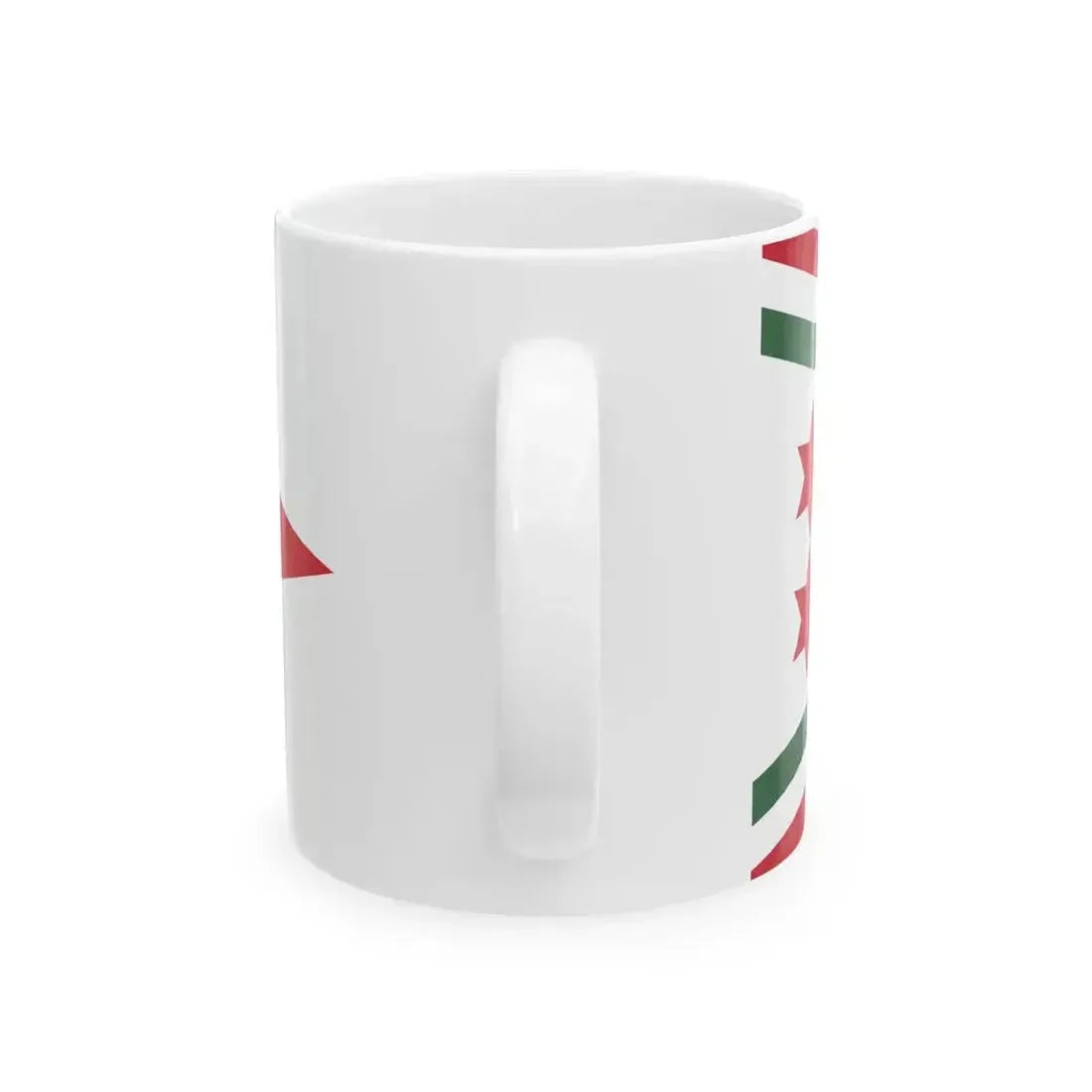 Car Pennant of the Commander-in-Chief of the Honved Border Guard 1948-1949 (Hungary) White Coffee Mug - Go Mug Yourself