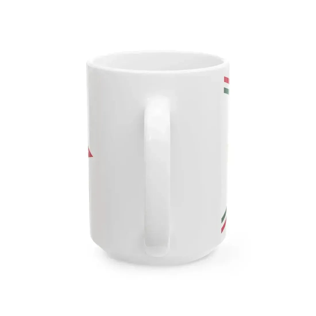 Car Pennant of the Commander of the 2nd Military District of the Hungarian Defence Forces 1948 (Hungary) White Coffee Mug - Go Mug Yourself