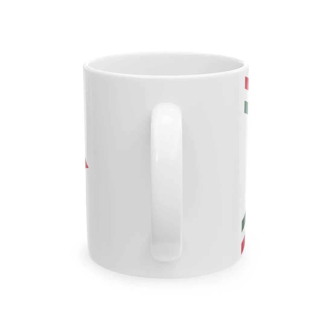 Car Pennant of the Commander of the 3rd Military District of the Hungarian Defence Forces 1948-1949 (Hungary) White Coffee Mug - Go Mug Yourself