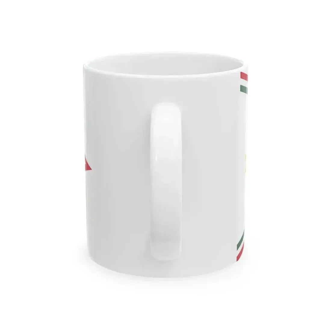 Car Pennant of the Commander of the 3rd Military District of the Hungarian Defence Forces 1948 (Hungary) White Coffee Mug - Go Mug Yourself