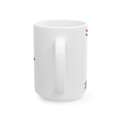 Car Pennant of the Commander of the 3rd Military District of the Hungarian Defence Forces 1948 (Hungary) White Coffee Mug - Go Mug Yourself
