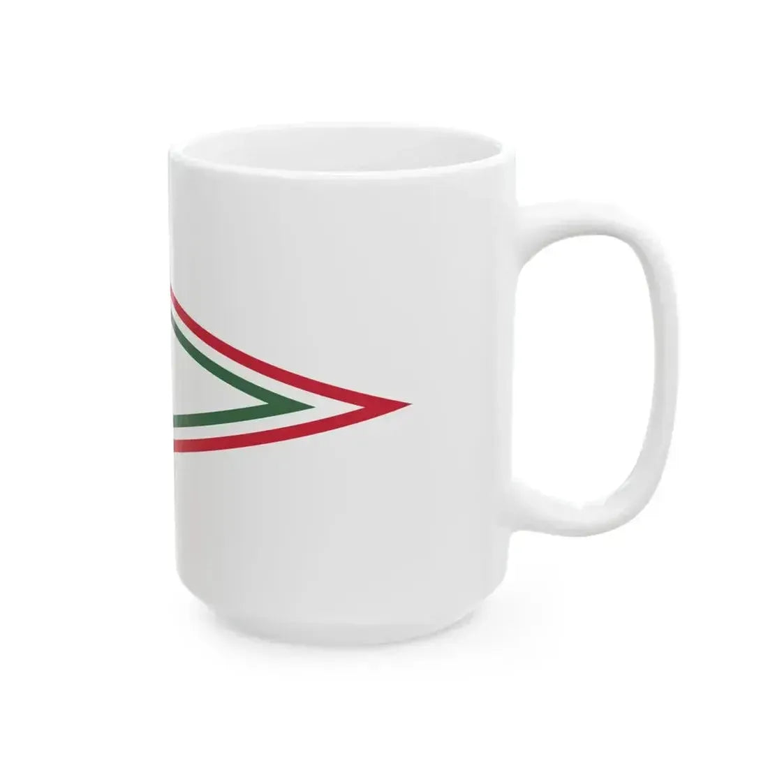 Car Pennant of the Commander of the 3rd Military District of the Hungarian Defence Forces 1948 (Hungary) White Coffee Mug - Go Mug Yourself