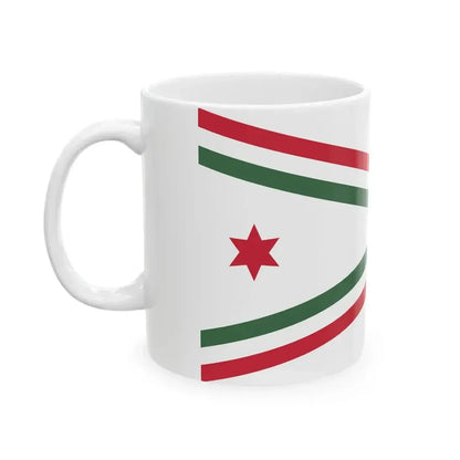 Car Pennant of the Commander of the Honved Kossuth Academy 1949 (Hungary) White Coffee Mug - Go Mug Yourself