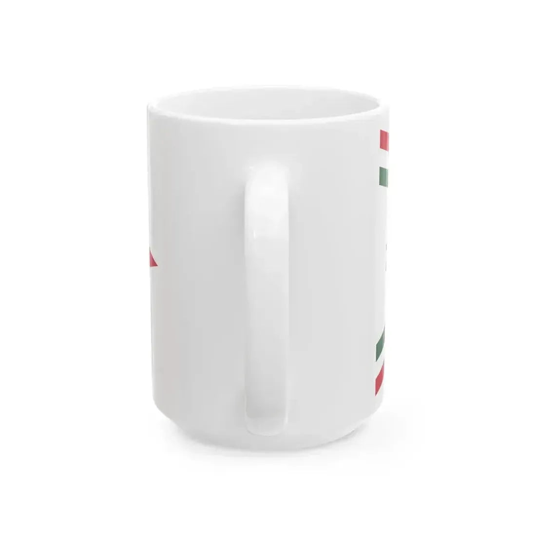 Car Pennant of the Commander of the Honved Kossuth Academy 1949 (Hungary) White Coffee Mug - Go Mug Yourself