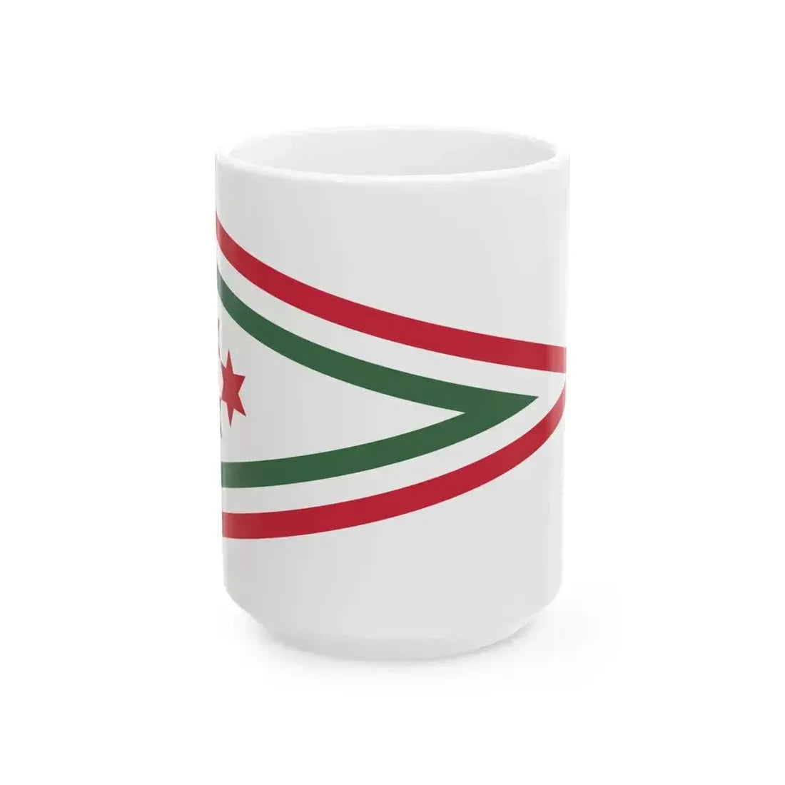Car Pennant of the Inspector of the Hungarian Defence Forces 1948-1949 (Hungary) White Coffee Mug 15oz - Go Mug Yourself