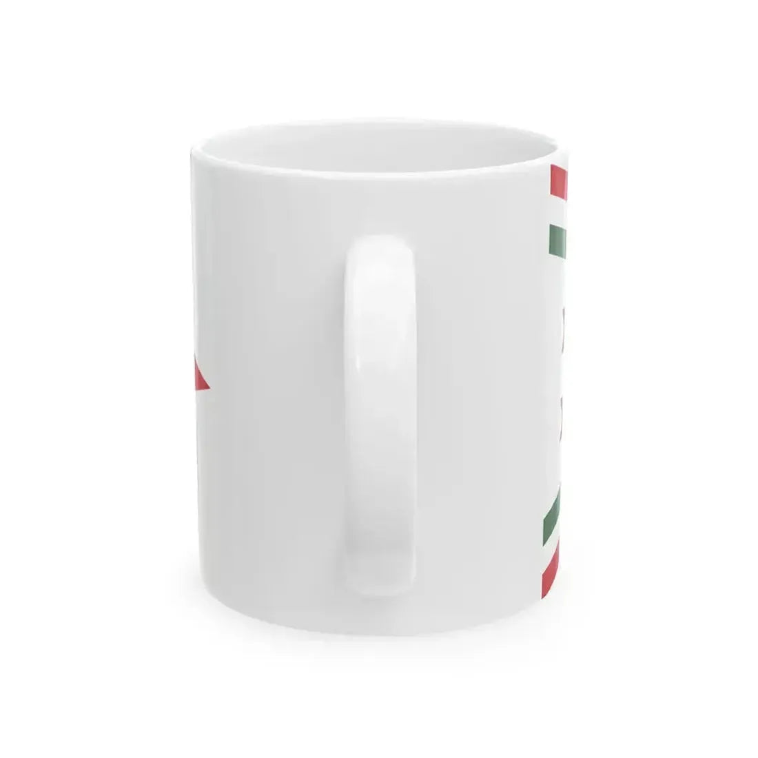 Car Pennant of the Inspector of the Hungarian Defence Forces 1948-1949 (Hungary) White Coffee Mug - Go Mug Yourself