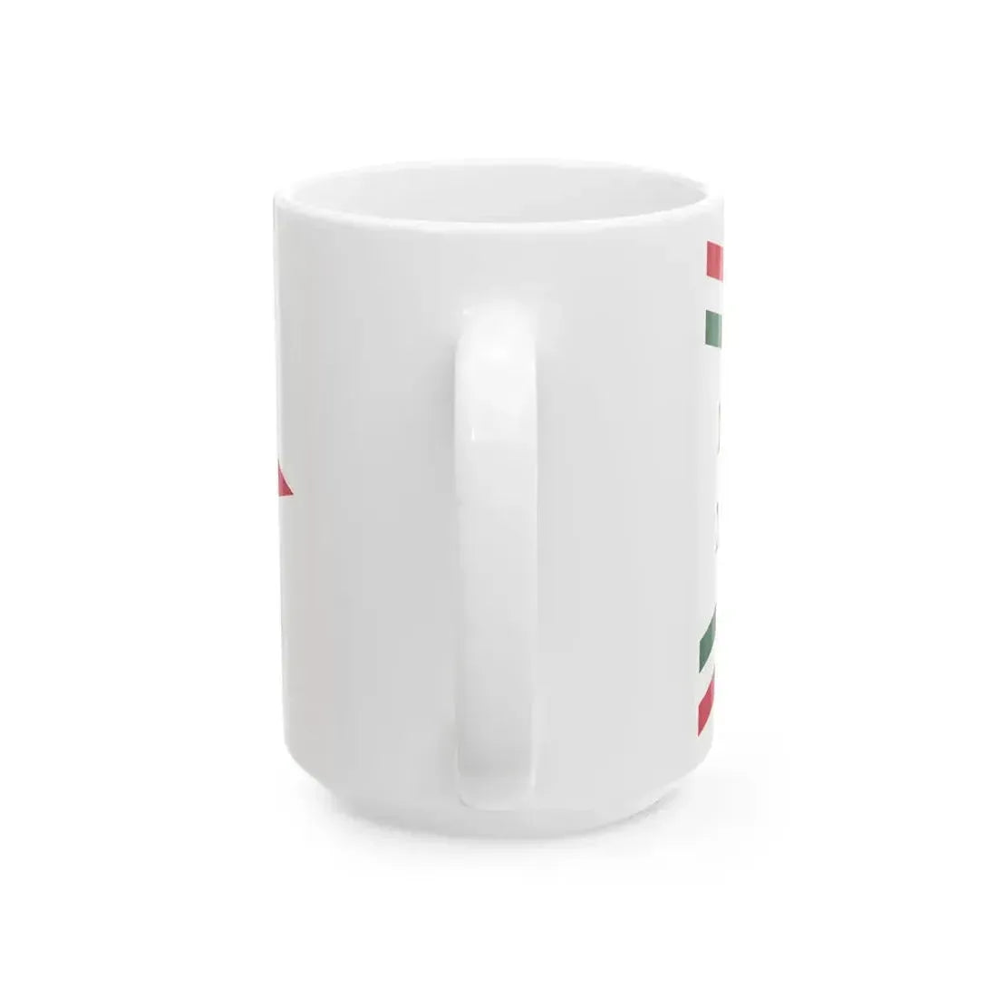 Car Pennant of the Inspector of the Hungarian Defence Forces 1948-1949 (Hungary) White Coffee Mug - Go Mug Yourself