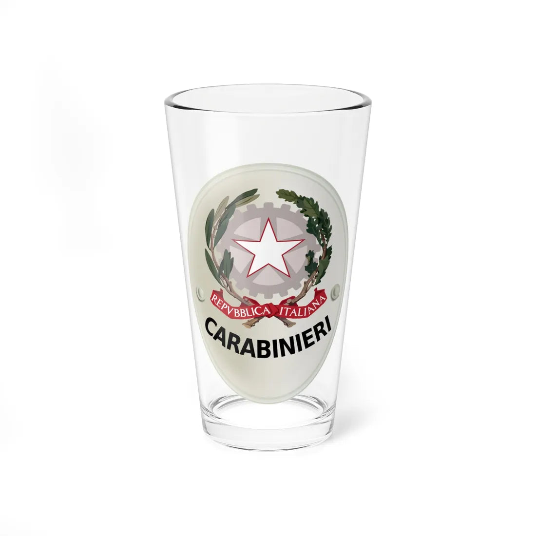 Carabinieri-Insegna (Italy) (Coat of Arms) Pint Glass 16oz 16oz - Go Mug Yourself