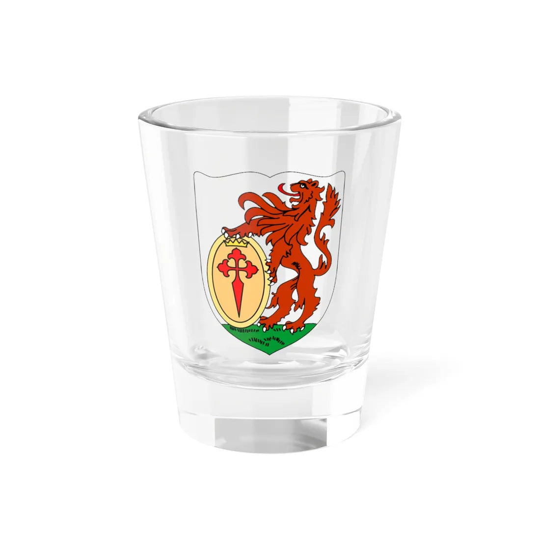 Caracas escudo (Costa Rica) (Coat of Arms) Shot Glass 1.5oz 1.5oz - Go Mug Yourself