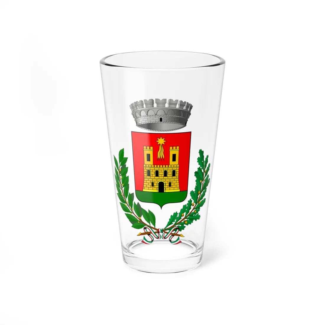 Caraglio-Stemma (Italy) (Coat of Arms) Pint Glass 16oz 16oz - Go Mug Yourself