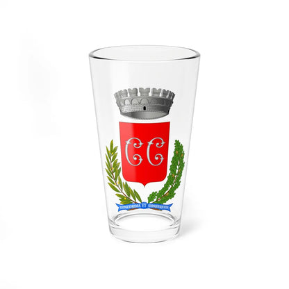 Caramagna Piemonte-Stemma (Italy) (Coat of Arms) Pint Glass 16oz 16oz - Go Mug Yourself
