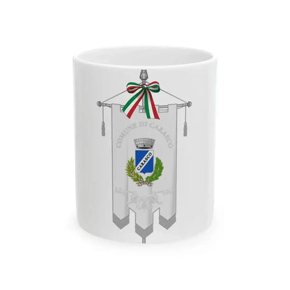 Carasco-Gonfalone (Italy) White Coffee Mug 11oz - Go Mug Yourself