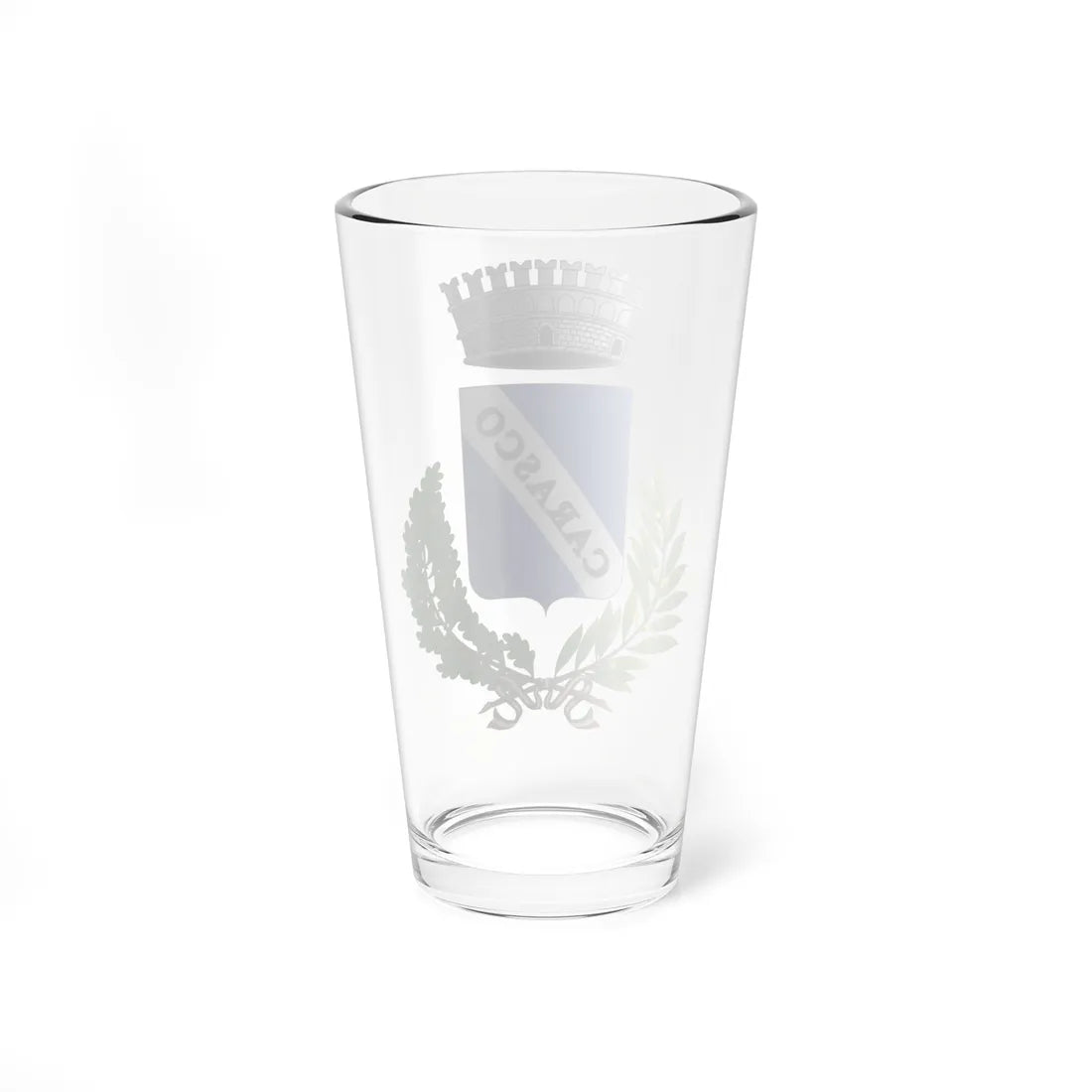Carasco-Stemma (Italy) (Coat of Arms) Pint Glass 16oz - Go Mug Yourself