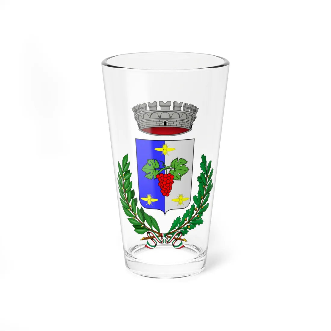 Caravate-Stemma (Italy) (Coat of Arms) Pint Glass 16oz 16oz - Go Mug Yourself