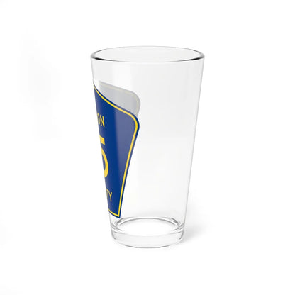Carbon County Route 15 WY (Wyoming) (Road Sign) Pint Glass 16oz - Go Mug Yourself