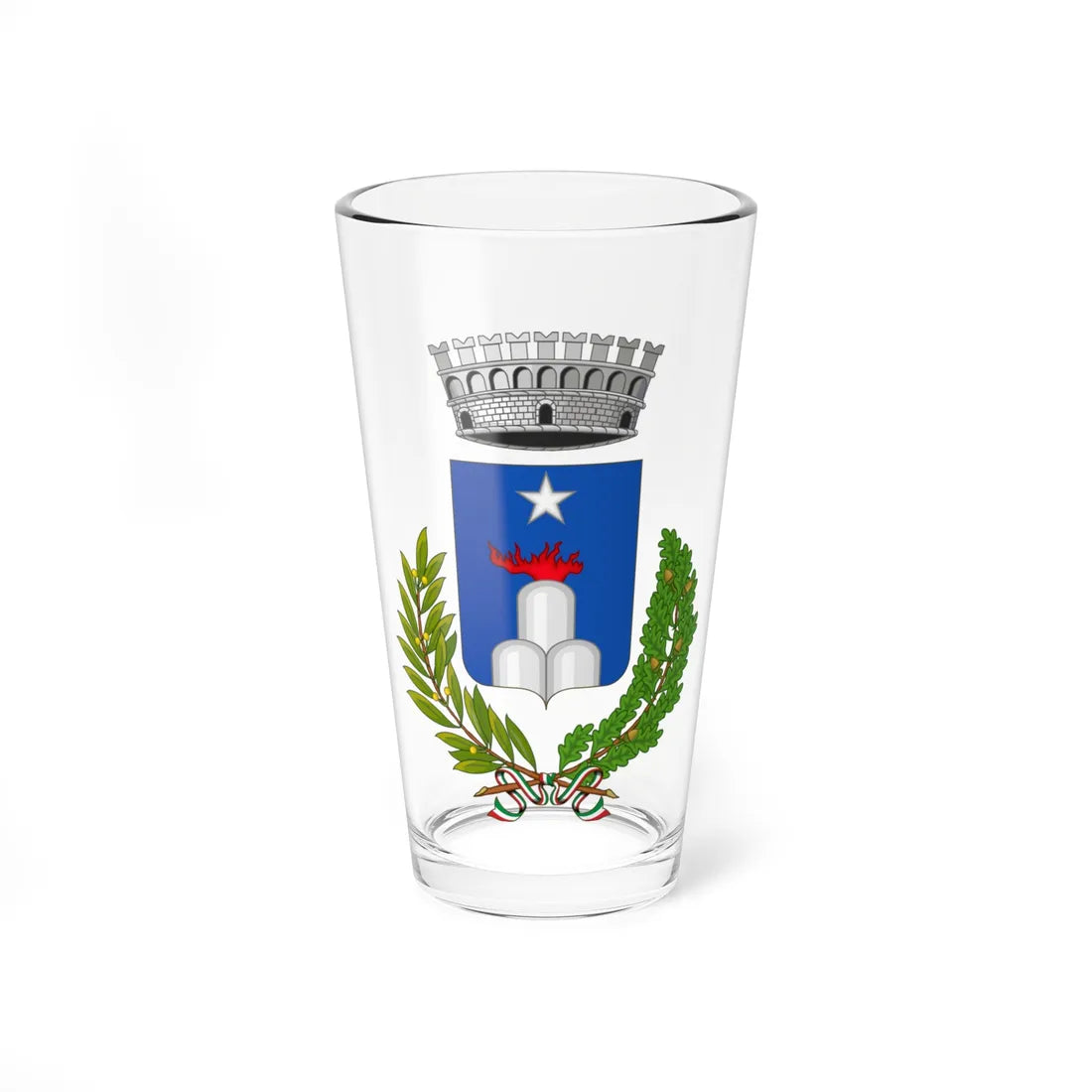 Carbone-Stemma (Italy) (Coat of Arms) Pint Glass 16oz 16oz - Go Mug Yourself