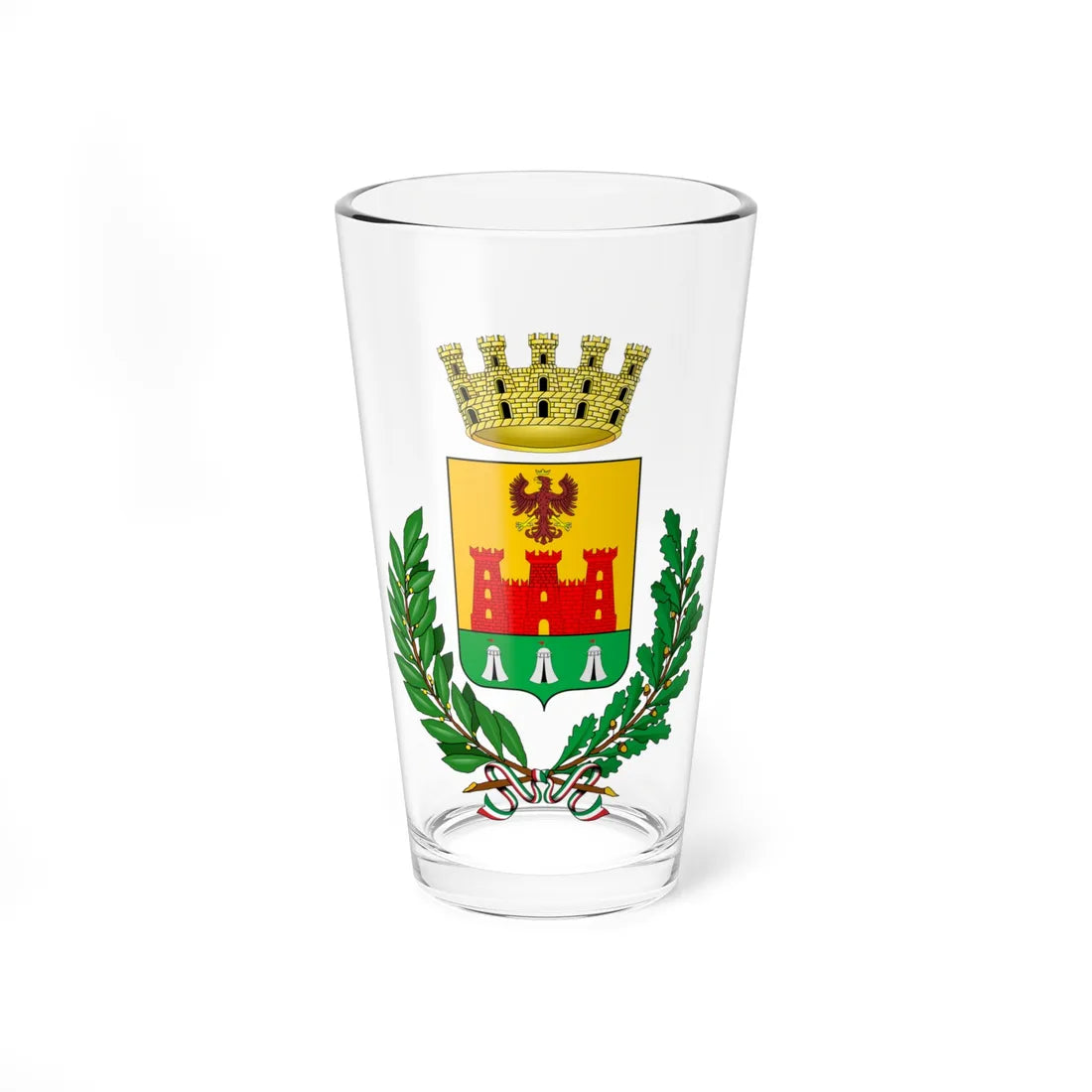 Cardano al Campo-Stemma (Italy) (Coat of Arms) Pint Glass 16oz 16oz - Go Mug Yourself