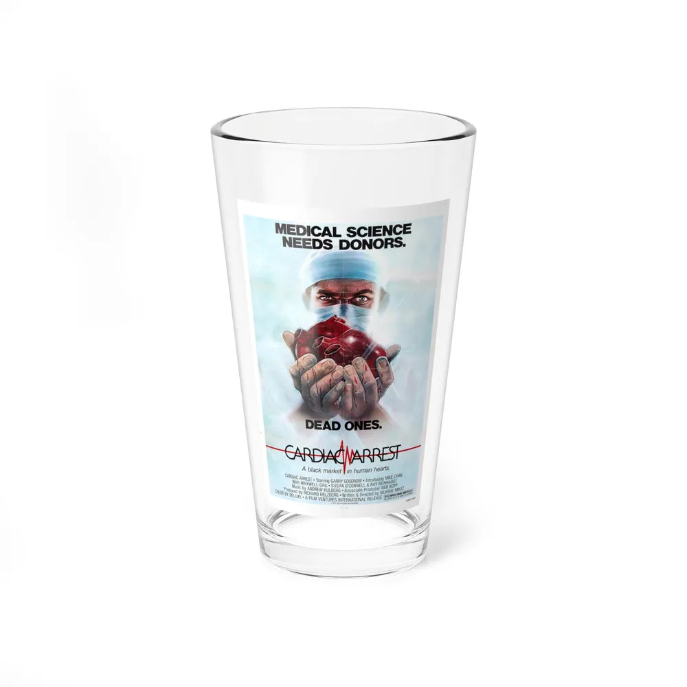 CARDIAC ARREST 1980 Movie Poster - Pint Glass 16oz-16oz-Go Mug Yourself