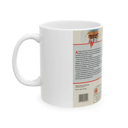 CARDIAC ARREST HORROR (VHS COVER) - White Coffee Mug - Go Mug Yourself