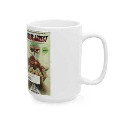 CARDIAC ARREST (VHS COVER) - White Coffee Mug - Go Mug Yourself