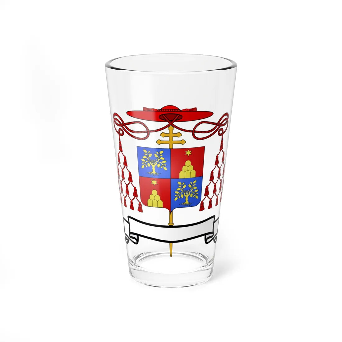 Cardinali Chigi (Italy) (Coat of Arms) Pint Glass 16oz 16oz - Go Mug Yourself