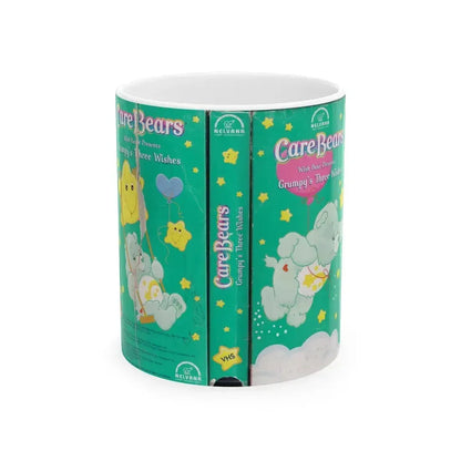 CARE BEARS GRUMPYS THREE WISHES (VHS COVER) - White Coffee Mug 11oz - Go Mug Yourself