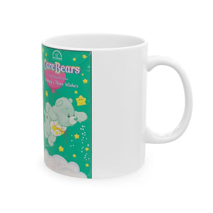 CARE BEARS GRUMPYS THREE WISHES (VHS COVER) - White Coffee Mug-Go Mug Yourself