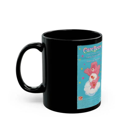 CARE BEARS LOTSA HEARTS WISH (VHS COVER) - Black Coffee Mug - Go Mug Yourself