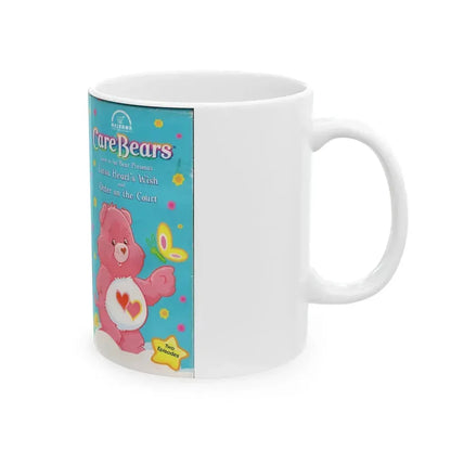 CARE BEARS LOTSA HEARTS WISH (VHS COVER) - White Coffee Mug - Go Mug Yourself