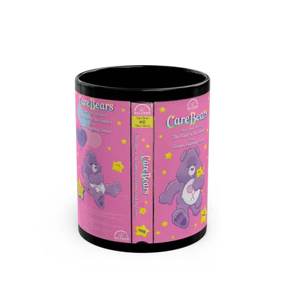 CAREBEARS THE CARE A LOT GAMES (VHS COVER) - Black Coffee Mug-11oz-Go Mug Yourself