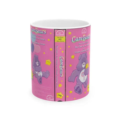 CAREBEARS THE CARE A LOT GAMES (VHS COVER) - White Coffee Mug 11oz - Go Mug Yourself