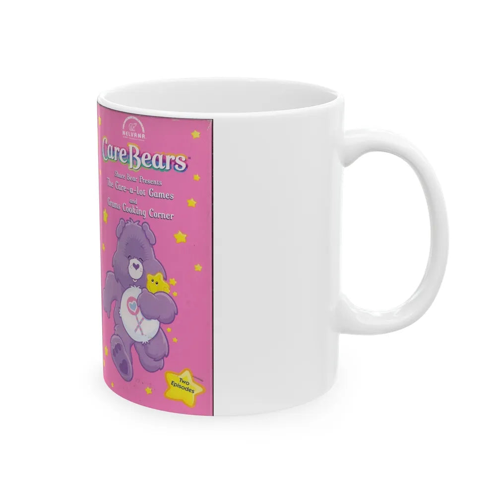 CAREBEARS THE CARE A LOT GAMES (VHS COVER) - White Coffee Mug-Go Mug Yourself