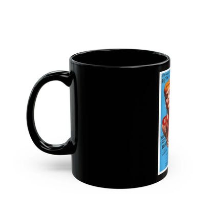 CAREER GIRL 1944 Movie Poster - Black Coffee Mug-Go Mug Yourself