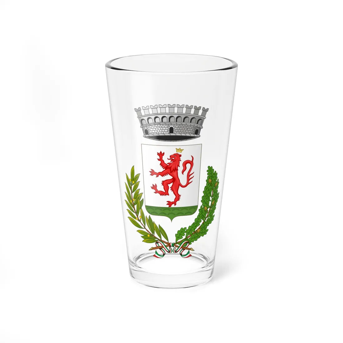 Caresanablot-Stemma (Italy) (Coat of Arms) Pint Glass 16oz 16oz - Go Mug Yourself